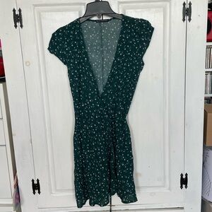 a line olive green dress Simple A-Line Olive Green Satin Long Prom Dress, Olive Green Long Form –  shopluu main image 1